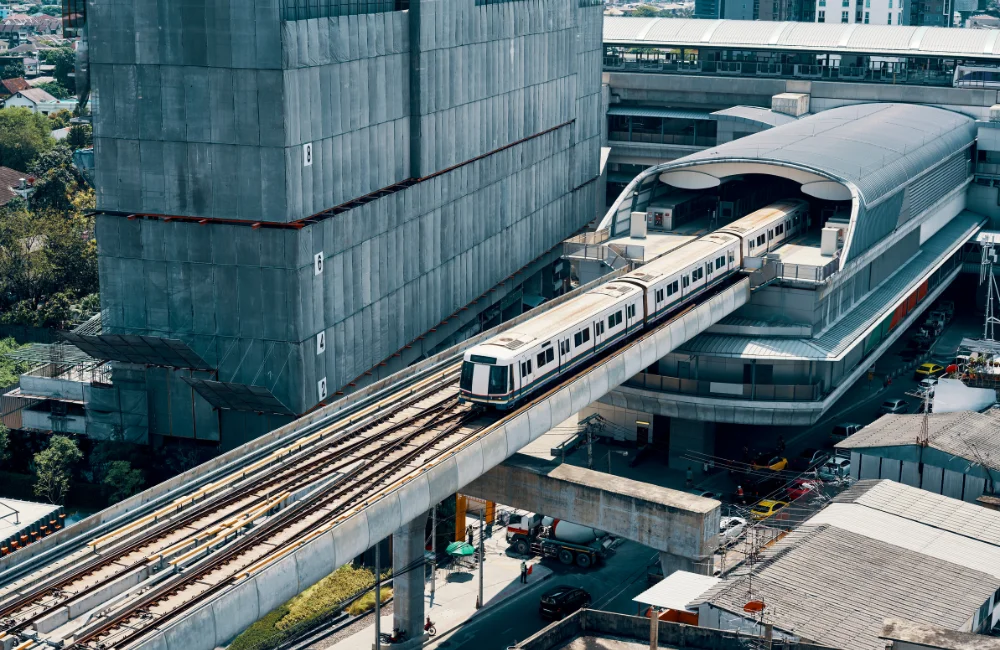 Interchange Between BTS, MRT, and Airport Rail Link